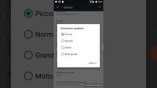 Come ingrandire i caratteri e il testo troppo piccoli su smartphone e tablet con SO Android [upl. by Berhley688]