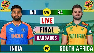 Live Last 5 Overs IND vs SA Final Match [upl. by Flss]