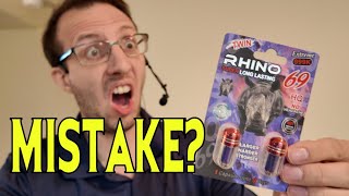 Licensed Pharmacist Tries Rhino Pillsthen THIS happened [upl. by Ahker]