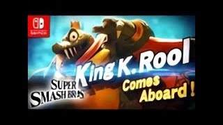 Etika Reacts to King K Rools Reveal in Smash Bros Ultimate [upl. by Nylsirhc227]