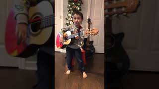 5YearOlds Rendition of Feliz Navidad Lights Up Familys Christmas [upl. by Ahcropal790]