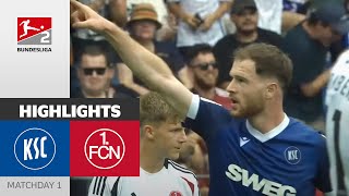 HattrickHero Turns Game Around  Karlsruhe  1 FC Nürnberg 32  Highlights  Bundesliga 2 [upl. by Warrenne]