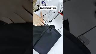 Sewing toiletry bag process custombag bagfactory initipacking [upl. by Nelleh]