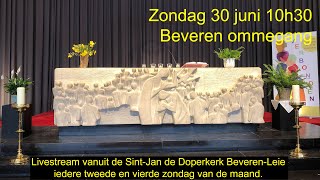 Eucharistieviering vanuit de SintJan De Doperkerk te BeverenLeie op zondag 30 juni 1030 u [upl. by Teews]