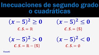 Inecuaciones de segundo grado o cuadráticas 3 [upl. by Federico]