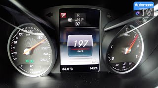 2016 Mercedes GLC 250 d 204hp  0200 kmh acceleration 60FPS [upl. by Lynda]