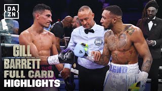 Full Card Highlights  Jordan Gill vs Zelfa Barrett [upl. by Ttekcirc]