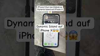 Dynamic Island auf iPhone X😱 phones techtok tech fyp fy iphone iphone16 ios apple [upl. by Sawtelle]