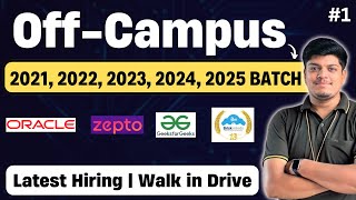 OffCampus Direct Hiring  2021 2022 2023 2024 2025 BATCH  Oracle HCL BriskMind Latest Hiring [upl. by Karen]