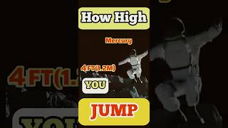 How high can you jump Exploring gravity on planets moons and dwarf planets [upl. by Tongue]