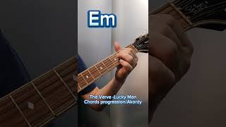 The Verve  Lucky Man Chords progressionAkordy rock [upl. by Akin251]