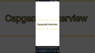 Capgemini Interview Slots Out [upl. by Ameyn637]