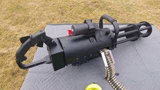 Hand Held M134 Gatling gun [upl. by Yecram]