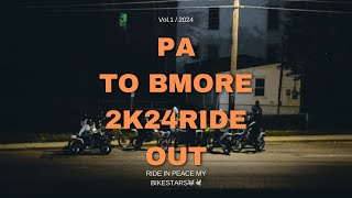 2024 BALTIMORE RIDEOUT 🔥Helicopter following Super Lit day [upl. by Ger]