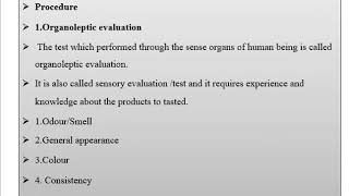 Organoleptic test of Milk [upl. by Nayab]