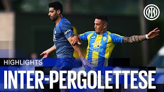 TAREMI ANCORA IN GOL  INTER 21 PERGOLETTESE  HIGHLIGHTS  AMICHEVOLE 202425 ⚽⚫🔵 [upl. by Yuk]