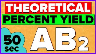 How to calculate Theoretical Yield and Percent Yield [upl. by Bruell]