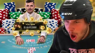 THE LARGEST SIDE BET WIN ON BLACKJACK EVER [upl. by Helmer]