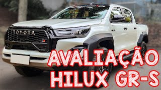 Avaliação Toyota Hilux GRS 2023  A VERSÃO ESPORTIVA DE VERDADE DA NOVA HILUX [upl. by Farrison]