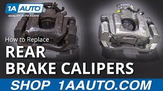 How to Replace Rear Brake Calipers On Any Car [upl. by Farhi]