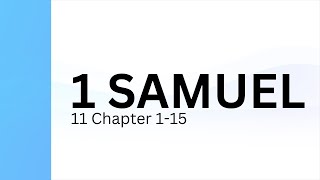 1 Samuel Chapter 11  Holy Bible  Indian Sign Language Version ISLV [upl. by Odlavso]