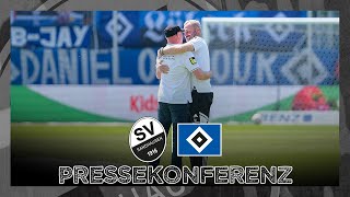 Pressekonferenz  SV Sandhausen  Hamburger SV [upl. by Leafar586]