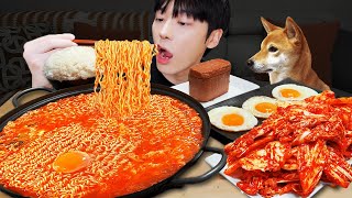 AMSR MUKBANG 직접 만든 김치 레시피 amp 라면 먹방  통 스팸 계란 KIMCHI RECIPE EATING [upl. by Cullie]