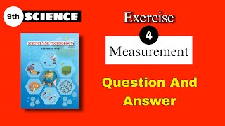 Class 9 science chapter 4 measurement of matter Exercise measurement of matter Std 9 [upl. by Selin]