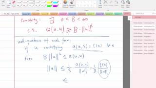 Lecture 15 Part 3 Continuity and coercivity of bilinear form [upl. by Lenhard187]