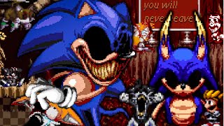 SONICEXE ONE MORE TIME REPIXELED  NEW SECRET ENDING  ALL SECRETS amp EASTER EGGS SonicOMT Remake [upl. by Nonnel]