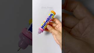 역재생멘토스 볼펜 만들기⏪⏪⏪Reverse Play🖊️Mentos Ballpoint Squishy DIY with Nano Tape [upl. by Mayne817]