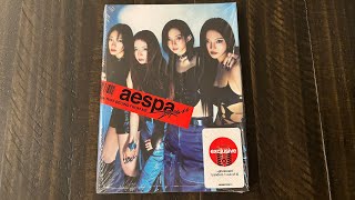 Unboxing aespa ⟡ Drama 4th Mini Album ♡ Giant Version ⟡ Target Exclusive [upl. by Mavra724]