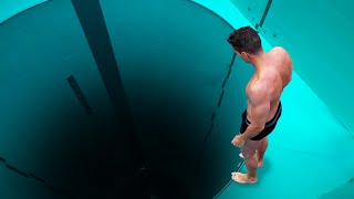 he jumped in the SCARIEST pool in the world [upl. by Ecinnej894]