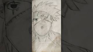 KAKASHI girl form vs boy form drawing music animedrawing art [upl. by Aima]