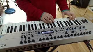 Novation KS4 demonstration [upl. by Attenreb867]