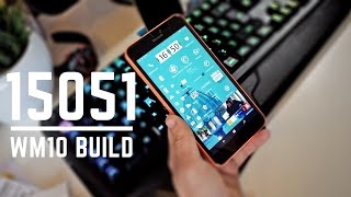 Windows 10 Mobile  Creators Update build 15051 [upl. by Assirol]