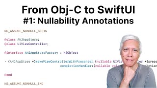 Live Coding From ObjC to SwiftUI Nullability Annotations [upl. by Eisinger]