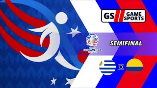 URUGUAI X COLÔMBIA  COPA AMÉRICA USA 2024  SEMIFINAL  NARRAÇÃO AO VIVO [upl. by Novyaj]