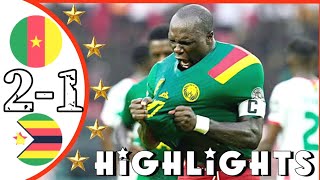 Cameroon vs Zimbabwe 21 All Goals Highlight Today Match 2024 [upl. by Gardiner451]