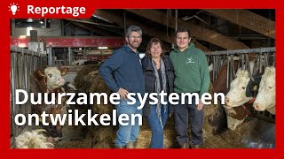 Biologisch melkveebedrijf ontwikkelt duurzame systemen [upl. by Hairahs]