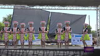 Ntxhais Yeeb Suab Rnd 1 Dance Comp Fresno Spring Festival 8th Annual Showdown for Hope 2024 [upl. by Oralia222]