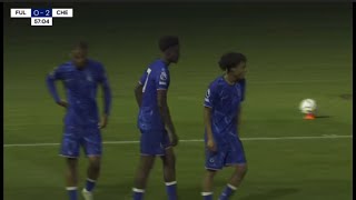 Tyrique George Vs Fulham U21 1 goal  Fantastic Performance 51024 [upl. by Ilaire]