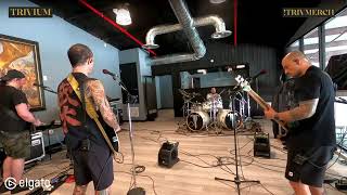 trivium Like A Sword Over Damocles Full Band Hangar Playthrough [upl. by Iderf]