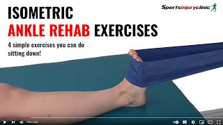 Isometric ankle exercises [upl. by White]