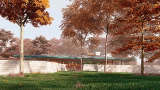 Frank Lloyd Wright  Ralph Moreland House  Austin Texas  1956  Unbuilt [upl. by Camilia385]