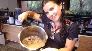 How to make bone broth Fast and easy recipe [upl. by Assenov717]