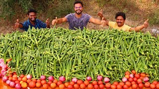 Healthy Okra Masala Curry  Okra special recipes  Grandpa Kitchen [upl. by Snowman377]