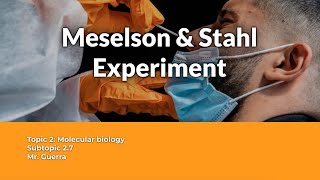 The Meselson Stahl experiment  DNA replication is semiconservative  IB Biology  Topic 2 [upl. by Bovill]