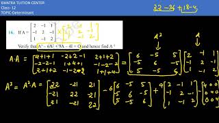 Class 12 Ex 44 Q16 Math  DeterminantsQ16 Ex 44 Class 12 Math  Ex 44 Q16 Class 12 Math [upl. by Honig]