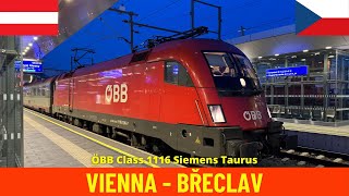 Cab Ride Vienna  Břeclav Northern Railway  Austria Czech Republic train drivers view 4K [upl. by Acinyt131]